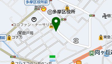 半ざむ向ケ丘本店の地図画像