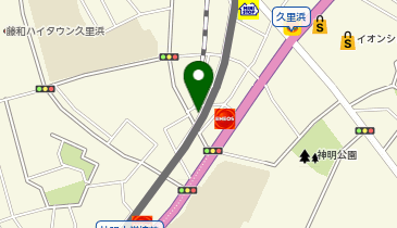 うどんカフェうせいの地図画像