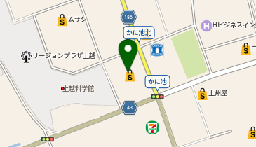 イーゾーン上越インター店の地図画像