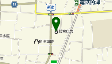 富山県東部生活自立支援センターの地図画像