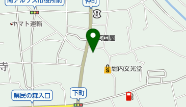 明治安田生命南アルプス営業所の地図画像