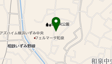 和泉中央連合自治会の地図画像