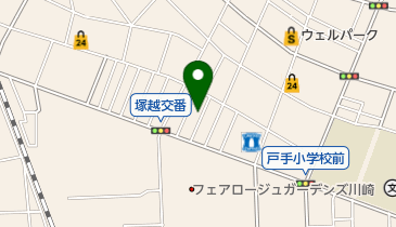 三誠電機の地図画像