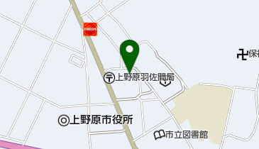 明治安田生命上野原営業所の地図画像