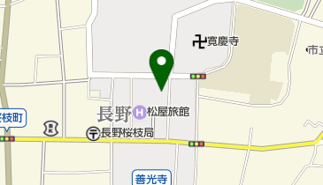カクマル堂長野の地図画像