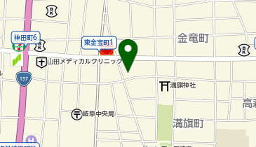 岐阜萬年屋商店の地図画像