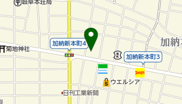 栗新商店の地図画像