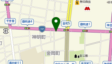 坂井田傘店の地図画像
