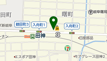 アミティーイングリッシュスクール岐阜校の地図画像