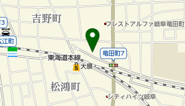髪切虫の地図画像