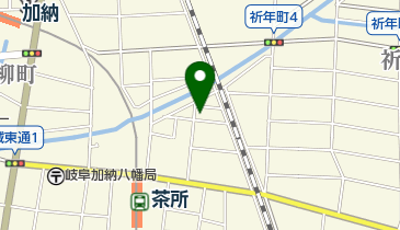 茶所美容室の地図画像