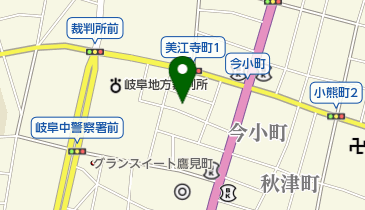 日本キリスト教会岐阜教会の地図画像