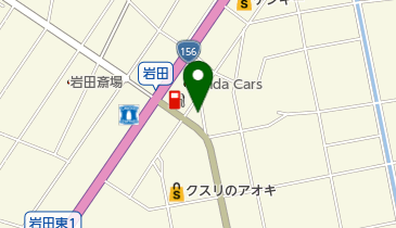 株式会社美洗工房 岩田店の地図画像