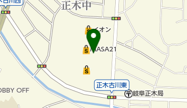 たんぽぽ靴店 マーサ21正木店の地図画像