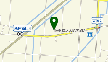 岐阜県銘木協組の地図画像