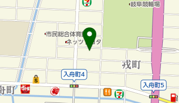 岐阜地区労働組合協議会の地図画像