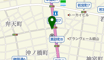 はっとり化粧品店の地図画像