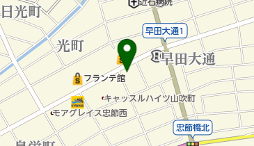 ヒロセヤ 忠節の地図画像