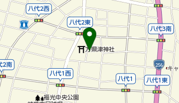 メナード化粧品金華代行店の地図画像