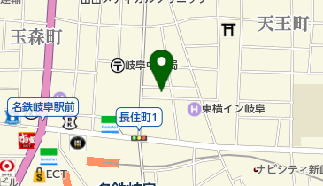 呉服のあだちの地図画像