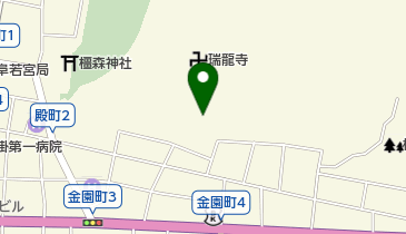 瑞龍寺僧堂の地図画像