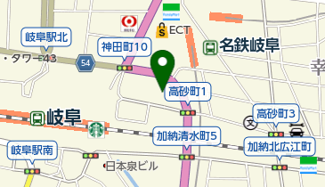 大和証券株式会社岐阜支店の地図画像