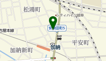 松原食料品店の地図画像