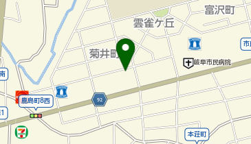 岐阜商工信用組合 本荘支店の地図画像