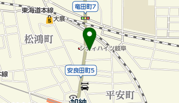 ハヤシスポーツの地図画像