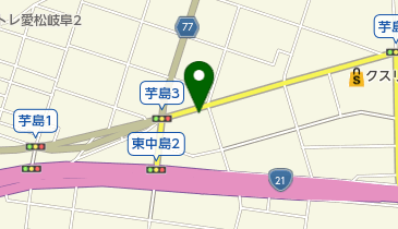 上野花園 配送センターの地図画像