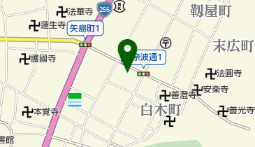 角田接骨院の地図画像