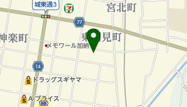 株式会社宮崎一一計画工房の地図画像