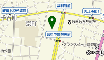 岐阜地域救急病院案内の地図画像