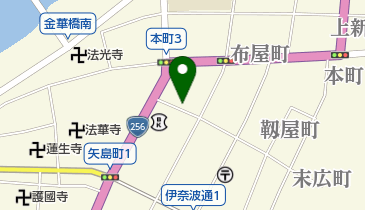 伏屋美容院の地図画像