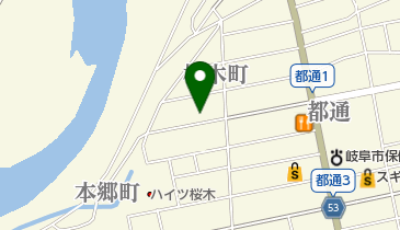 市橋米穀店の地図画像