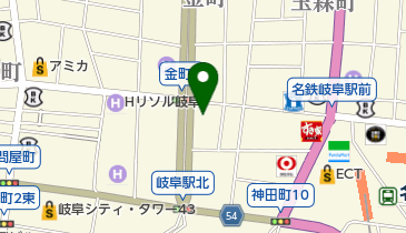 富国生命保険相互会社 岐阜支社の地図画像