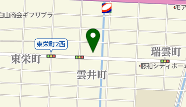 バーバーワタナベの地図画像