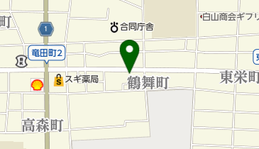 ひびの理容の地図画像