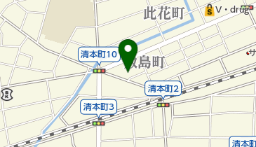 理容松尾の地図画像