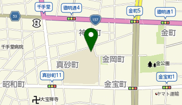 岐阜市役所 徹明公民館の地図画像