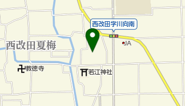 七郷公民館の地図画像