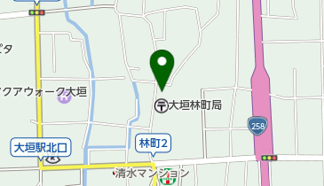 岡田防水布店の地図画像
