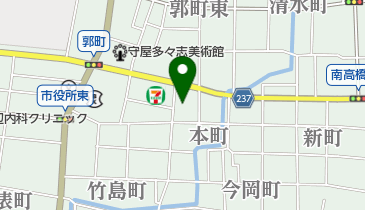 オカダ・グリーンギャラリーの地図画像