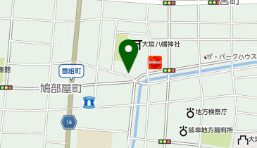 池坊大垣支部会館の地図画像