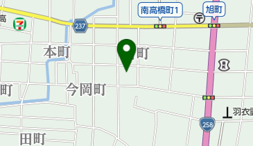 大垣聖ペテロ教会の地図画像