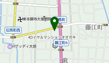 上田クリーニング店の地図画像