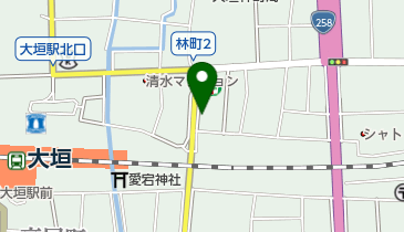 大垣おやこ劇場の地図画像