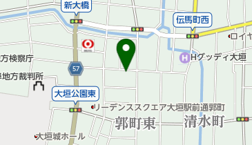 やな五毛糸店の地図画像