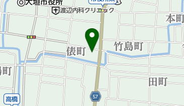 田畑きもの処の地図画像