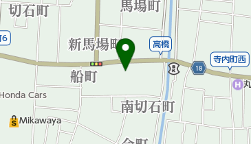 ジーンズのウエカワの地図画像